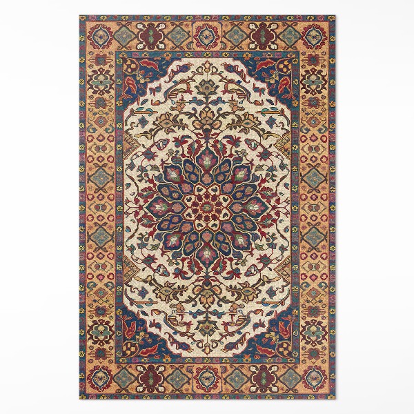 Vinyl teppich Ornamentales Pflanzenornament im türkischen Stil