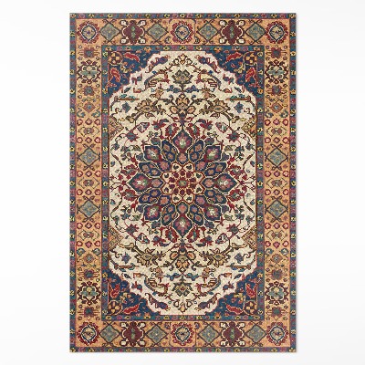 Vinyl teppich Ornamentales Pflanzenornament im türkischen Stil