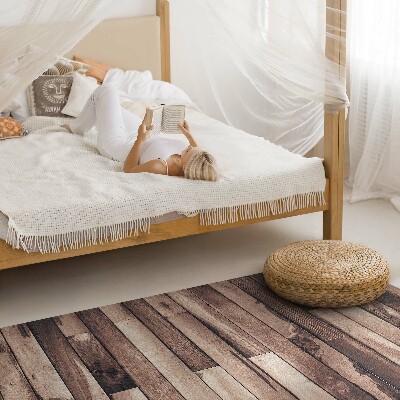 Teppich auf pvc Natürlicher Parkettboden aus Holz