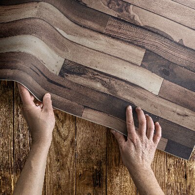 Teppich auf pvc Natürlicher Parkettboden aus Holz