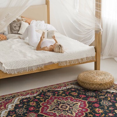 Teppich auf pvc Pflanzliches Ornament im persischen Stil