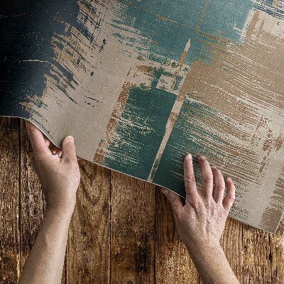 Vinyl teppich läufer Alte Wandtextur im Vintage-Retro-Stil