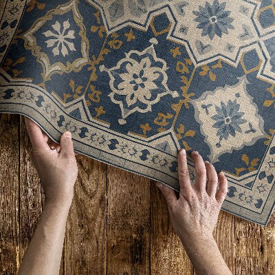 Vinyl teppich läufer Marokkanische elegante Mosaikfliesen