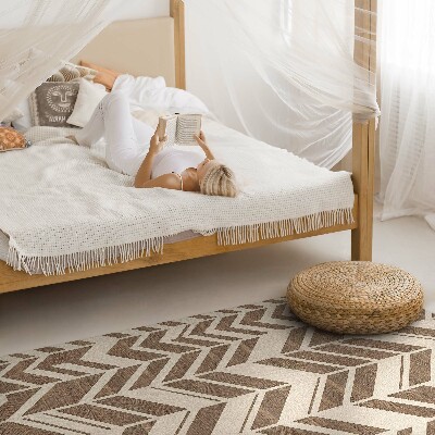Vinyl teppich Indisches Muster Boho dekorative Spuren