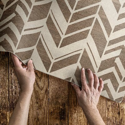 Vinyl teppich Indisches Muster Boho dekorative Spuren