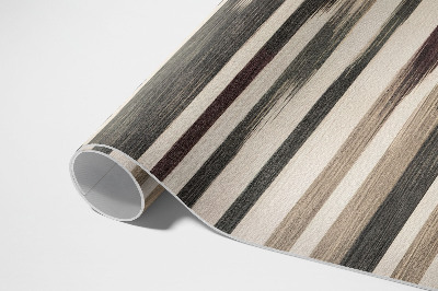 Vinyl teppich läufer Gemalte Boho-Streifen in Pastellfarben