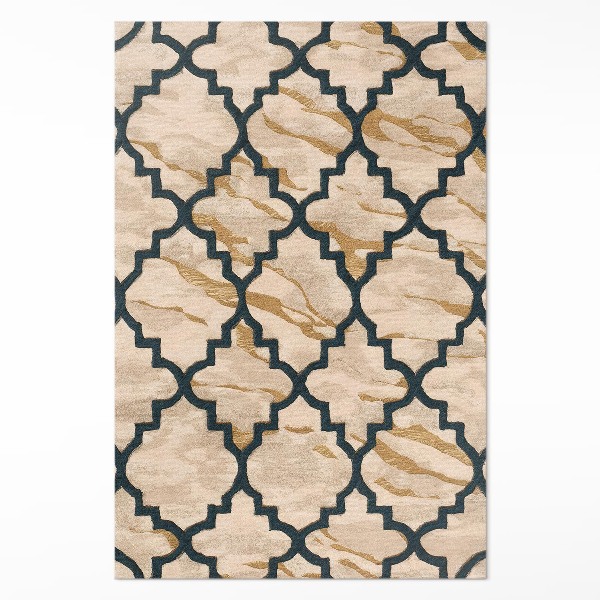Teppich auf pvc Arabeskenmarmor Mosaik im marokkanischen Stil