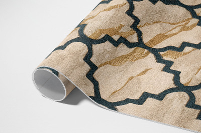 Teppich auf pvc Arabeskenmarmor Mosaik im marokkanischen Stil