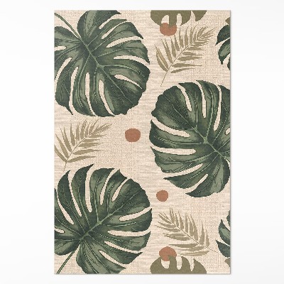 Pvc teppich Boho monstera Blätter Stoff Hintergrund