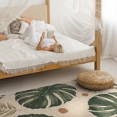 Pvc teppich Boho monstera Blätter Stoff Hintergrund