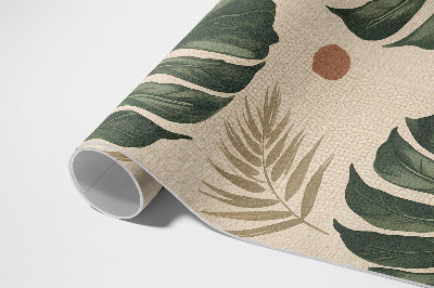 Pvc teppich Boho monstera Blätter Stoff Hintergrund