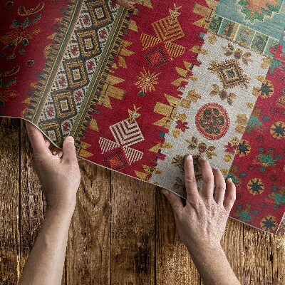 Vinyl teppich läufer Abstrakt gemustert im türkischen Stil