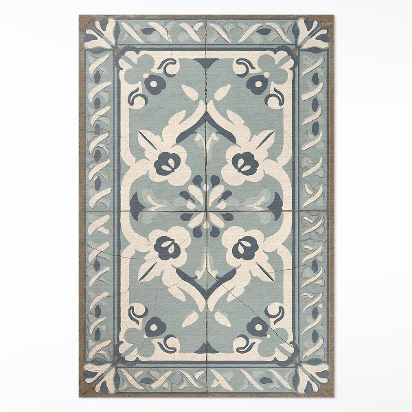 Vinyl teppich Portugiesische Fliesen zartes Vintage-Muster