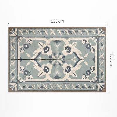 Vinyl teppich Portugiesische Fliesen zartes Vintage-Muster