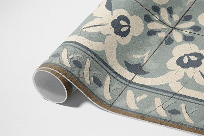 Vinyl teppich Portugiesische Fliesen zartes Vintage-Muster