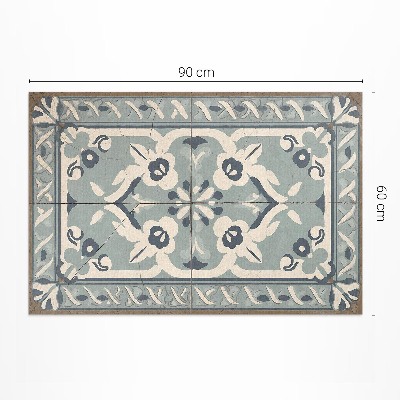 Vinyl teppich Portugiesische Fliesen zartes Vintage-Muster