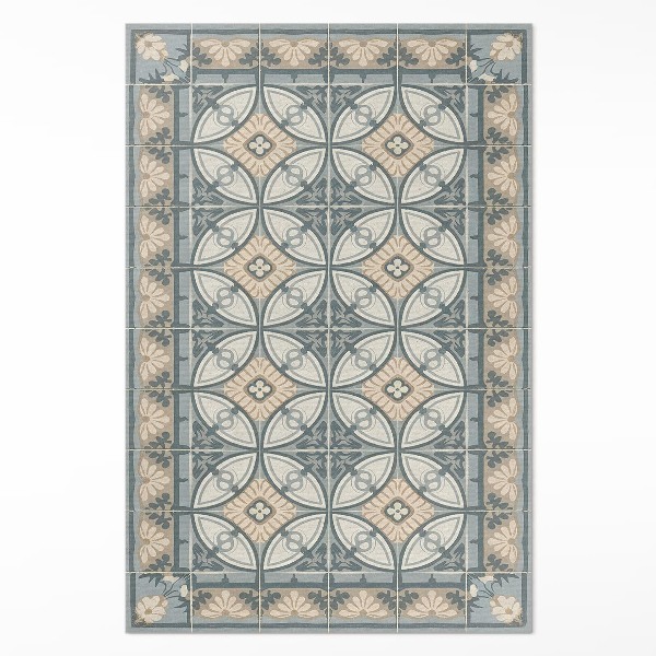 Teppich pvc Dekorative Mosaikfliesen im Vintage-Stil