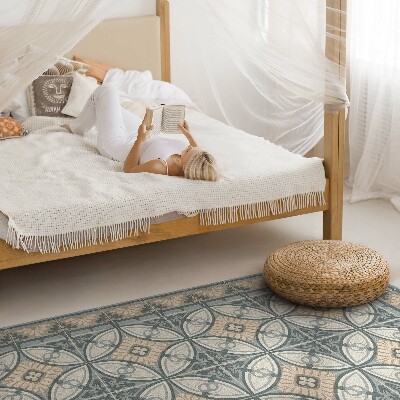 Teppich pvc Dekorative Mosaikfliesen im Vintage-Stil