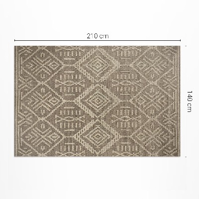 Teppich auf pvc Retro-Inspiration im aztekischen Stil