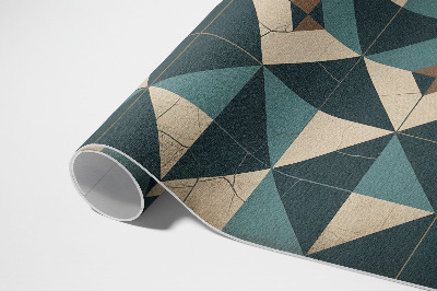 Vinyl teppich läufer Art-déco-Fliesen mit geometrischen Figuren