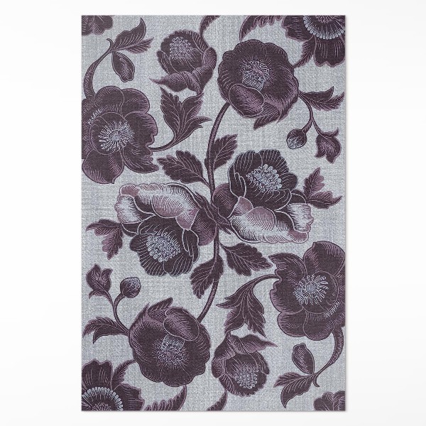 Pvc teppich Subtile Vintage-Blumen