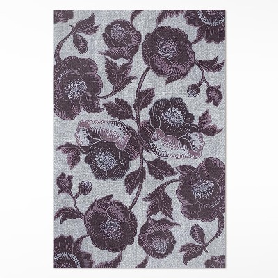 Pvc teppich Subtile Vintage-Blumen