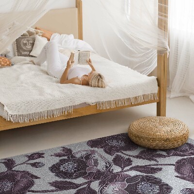 Pvc teppich Subtile Vintage-Blumen