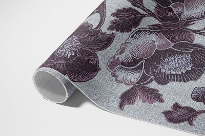 Pvc teppich Subtile Vintage-Blumen