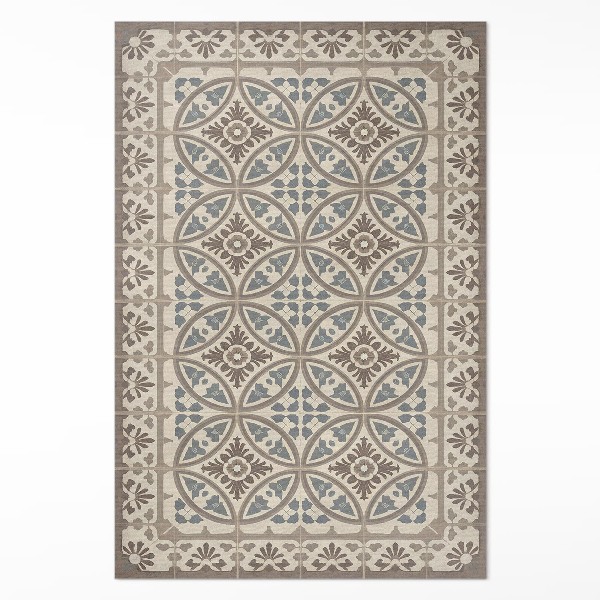 Teppich pvc Geometrische Komposition im Boho-Stil