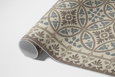 Teppich pvc Geometrische Komposition im Boho-Stil