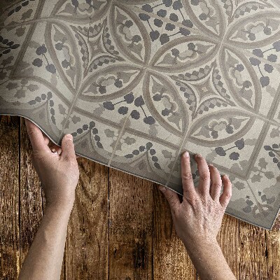 Teppich auf pvc Geometrisches Boho