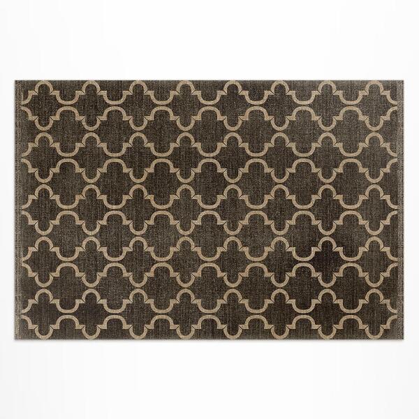 Pvc teppich Stoffimitat Mit Orientalischem Arabeskenmuster