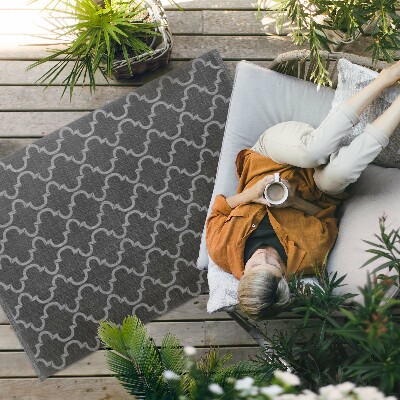 Vinyl teppich läufer Elegantes Orientalisches Stoffimitationsmuster