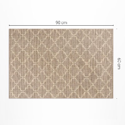 Teppich auf pvc Elegantes Marokkanisches Stoffimitationsmuster