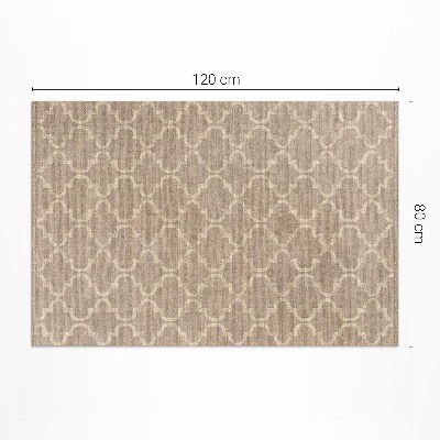 Teppich auf pvc Elegantes Marokkanisches Stoffimitationsmuster