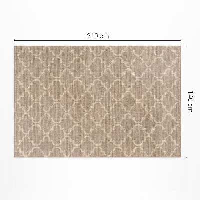 Teppich auf pvc Elegantes Marokkanisches Stoffimitationsmuster