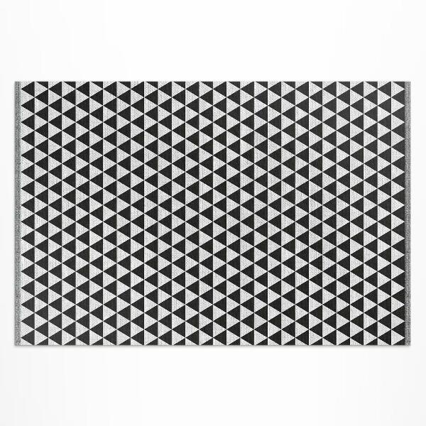 Pvc teppich Geometrisches Dreieck-Stoffimitationsmuster