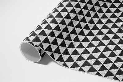 Pvc teppich Geometrisches Dreieck-Stoffimitationsmuster