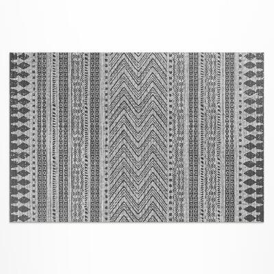 Pvc teppich Textilimitatstreifen Und Zickzackmuster