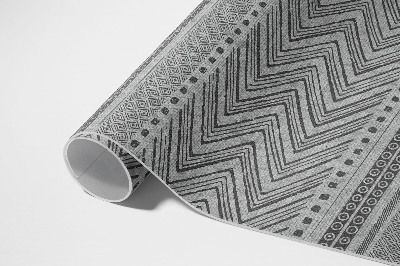 Pvc teppich Textilimitatstreifen Und Zickzackmuster