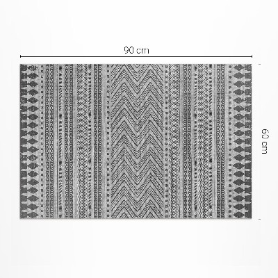 Pvc teppich Textilimitatstreifen Und Zickzackmuster