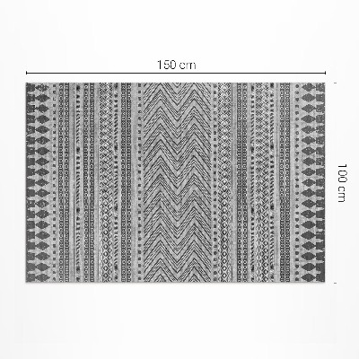 Pvc teppich Textilimitatstreifen Und Zickzackmuster