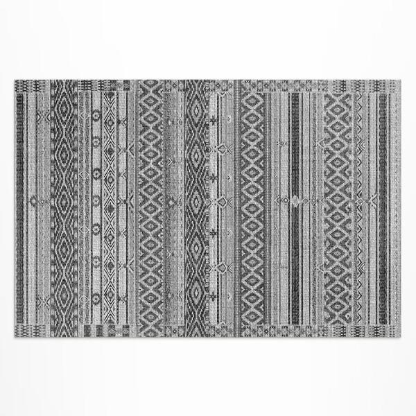 Teppich pvc Imitation Geometrischer Rautenstoff
