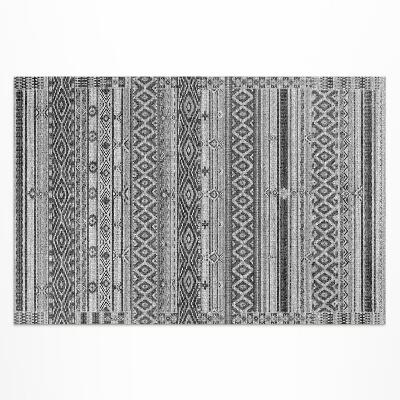Teppich pvc Imitation Geometrischer Rautenstoff
