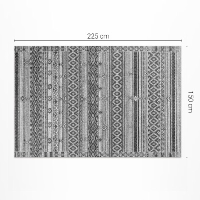 Teppich pvc Imitation Geometrischer Rautenstoff