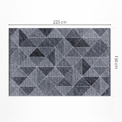 Teppich auf pvc Textilimitation Geometrische Abstraktion