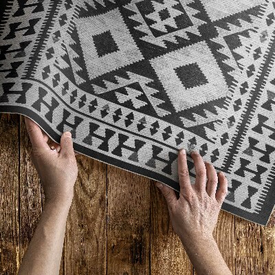 Vinyl teppich Textilimitat Mit Retro-Vintage-Muster