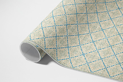 Vinyl teppich läufer Textilimitation Mit Geometrischen Linien