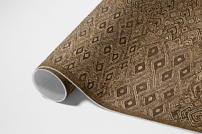 Vinyl teppich Stoffimitat Im Stammesdesign
