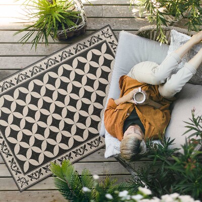 Teppich auf pvc Elegante Spanische Mosaikfliesen
